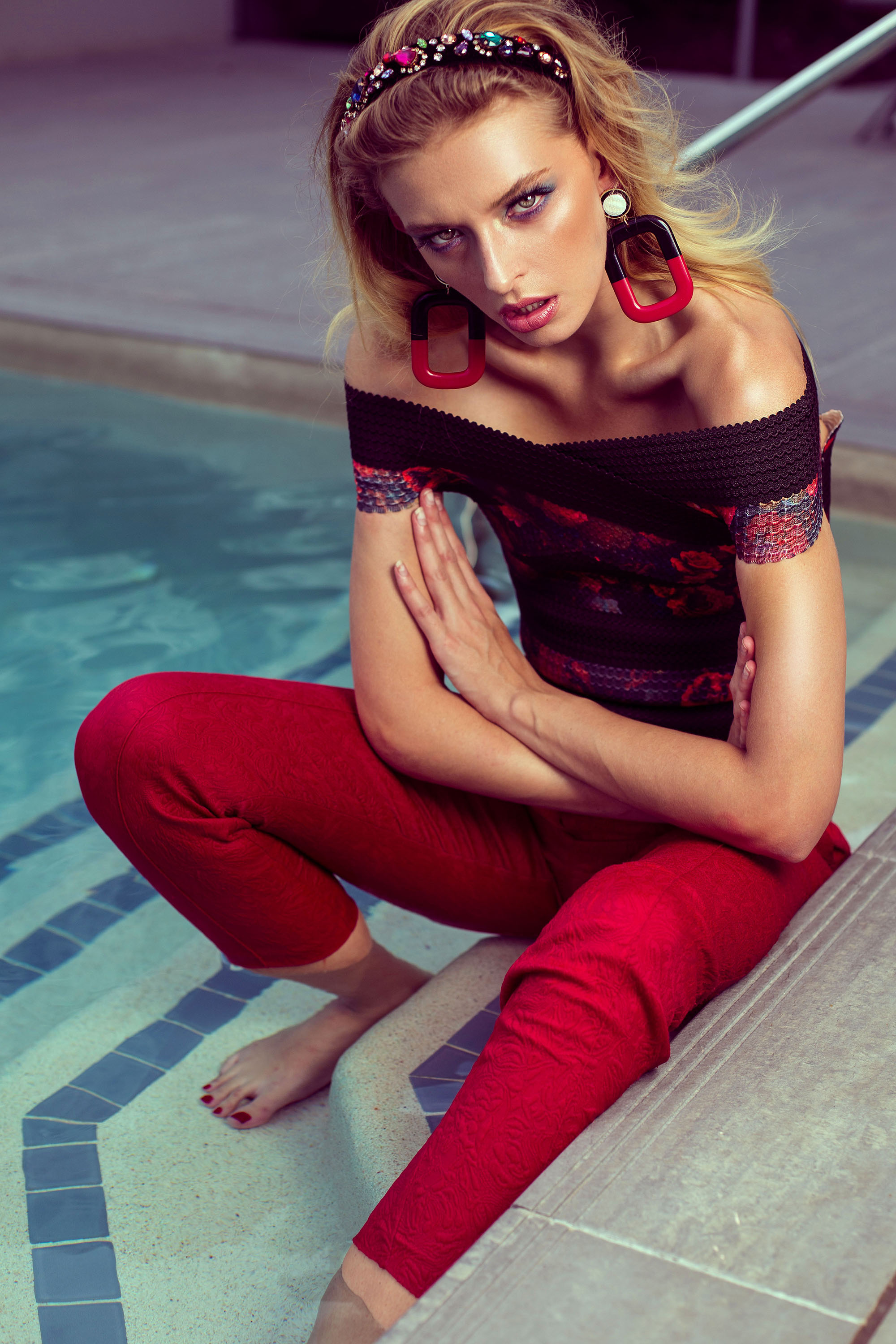 Poolside Ritz - Editorial by Tommy Medveczky