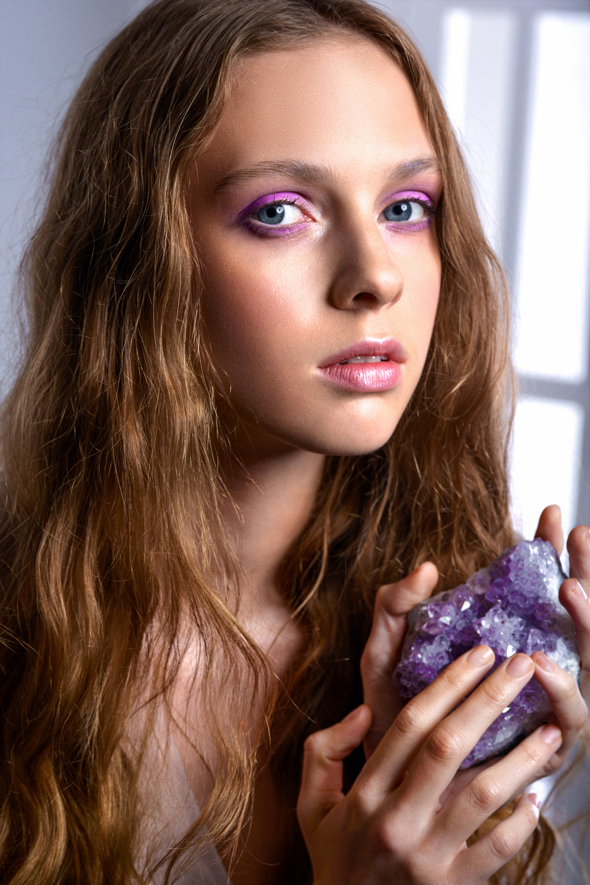 The Purple Blush - Editorial by Alina Shchurova